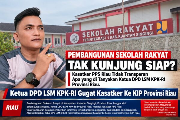 Program Prioritas Prabowo Terhambat di Kuansing: Satker PPS Riau Bungkam Soal Perpanjangan Kontrak Sekolah Rakyat